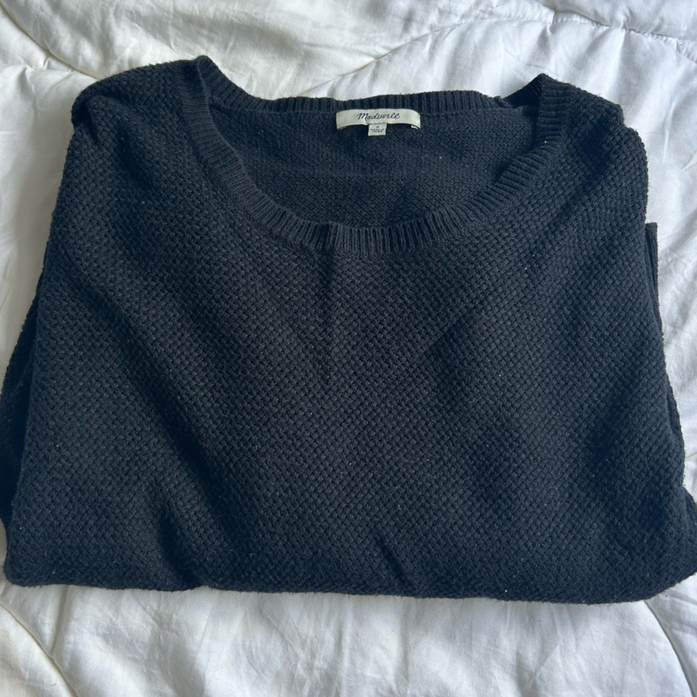 New madewell knit black sweater size small - Picture 3 of 3